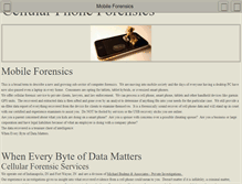 Tablet Screenshot of cellularforensicrecovery.com